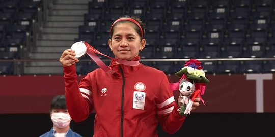  Leani Ratri Oktila salah satu atlet yang tampil sip di Paralimpiade Tokyo 2020. Dia membantu Indonesia meraih dua medali emas dan satu perak