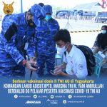 Ratusan tenaga kesehatan (Nakes) TNI AU kembali melayani warga Yogyakarta mendapatkan Vaksin Covid-19 dosis kedua