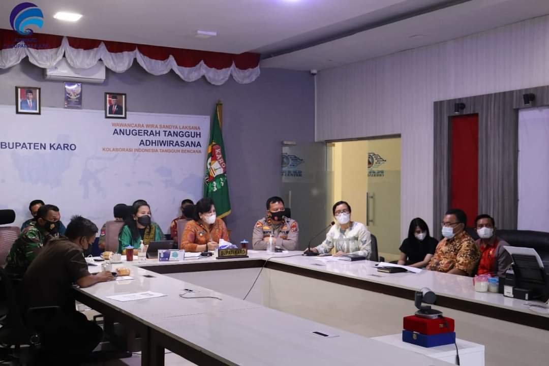 Kabupaten Karo Masuk 30 Nominasi Anugerah Tangguh Adhiwirasana BNPB Ikuti Tahap Wawancara