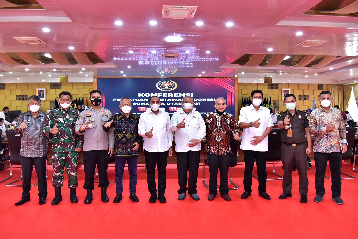 Gubernur Sumatera Utara, Edy Rahmayadi membuka secara resmi Konferensi Persatuan Wartawan Indonesia (PWI) Sumut