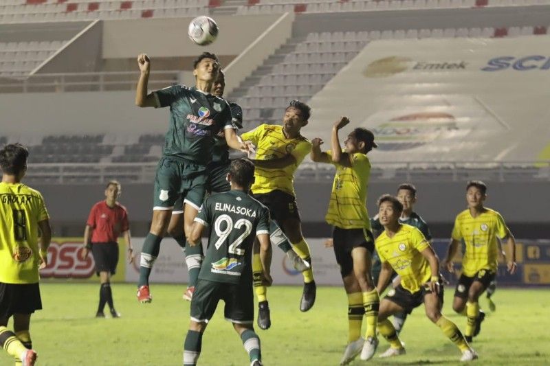 PSMS Medan harus puas berbagi angka dengan KS Tiga Naga setelah hasil imbang 1-1 dalam laga kompetisi Liga 2 musim 2021/2022 Grup A di Stadion Gelora Jakabaring Palembang, Kamis (7/10/2021).