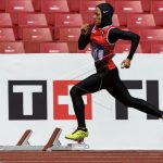 Atlet Sumatera Utara Agustina Mardika memenangi medali emas kedua di Pekan Olahraga Nasional (PON) XX Papua, kali ini dari nomor lari 800 meter putri cabang olahraga atletik.