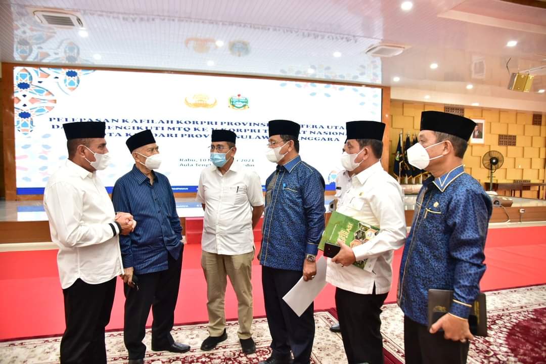 Lepas Kafilah KORPRI Sumut ke MTQ Nasional, Gubernur Edy Rahmayadi Harapkan Raih Juara