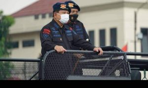 Menhan Prabowo Subianto Jadi Warga Kehormatan Korps Brimob Polri