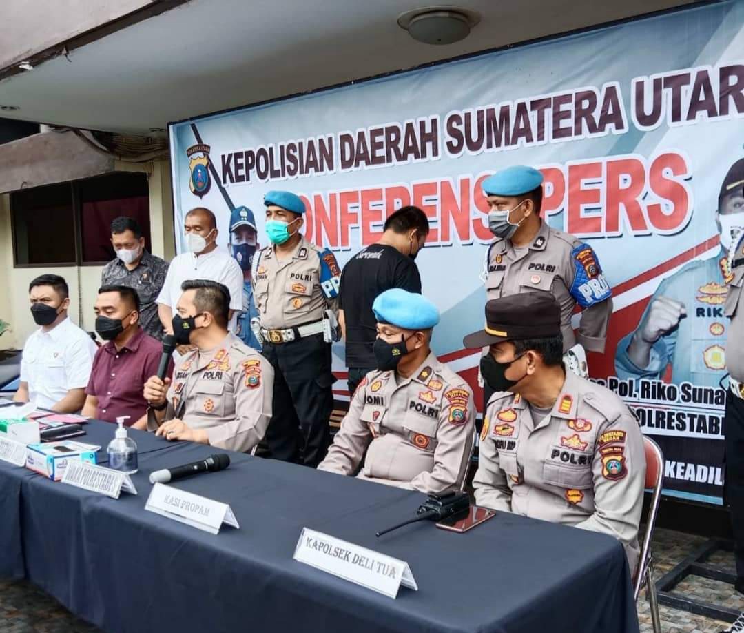 Oknum polisi Bripka PS diduga memeras seorang pengendara wanita di Kota Medan, Sumatera Utara (Sumut) terancam hukuman 9 tahun penjara