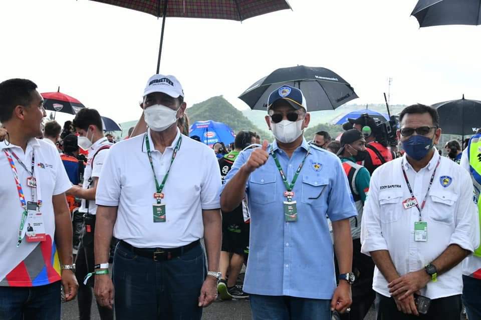 Bamsoet, Luhut, Aburizal Bakrie, Ricardo dan Sean Gelael Hingga Tinton Hadiri World Superbike 2021 Mandalika