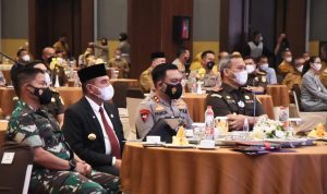 Bupati Deli Serdang H. Ashari Tambunan menghadiri acara Asistensi Pengelolaan Keuangan Terkait Percepatan Penyerapan Anggaran Dan Evaluasi PPKM Provinsi Sumatera Utara. Bertempat di Santika Premiere Dyandra Hotel Medan