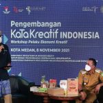 Wali Kota Medan Bobby Nasution diwakili Wakil Wali Kota H. Aulia Rachman membuka Workshop Pengembangan Kabupaten/Kota (KaTa) Kreatif yang diselenggarakan Kementerian Pariwisata dan Ekonomi Kreatif