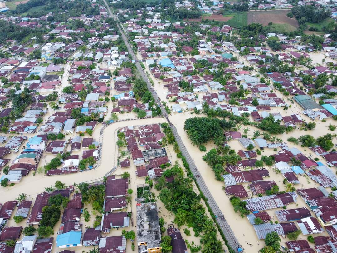 Update Kondisi Terkini Banjir yang Melanda Kota Tebing Tinggi