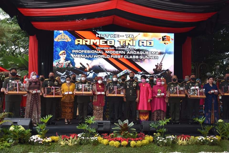 Perayaan HUT ke -76 Korps Artileri Medan (Armed) merupakan refleksi perjalanan pengabdian serta kebersamaan dalam membesarkan Korps Armed TNI AD dalam mendukung tugas pokok TNI Angkatan Darat.
