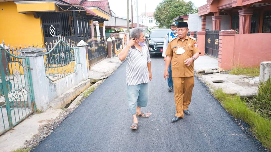 Plt Wali Kota Tanjungbalai Tinjau 3 Proyek Infrastruktur Jalan