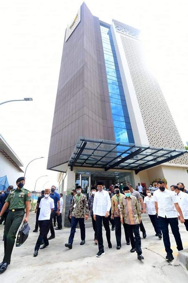 Presiden Jokowi Resmikan Gedung Pimpinan Pusat Dewan Masjid Indonesia