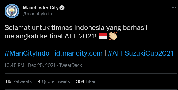 Dari MU hingga Chelsea, Klub Eropa Ucapkan Selamat atas Kesuksesan Indonesia ke Final