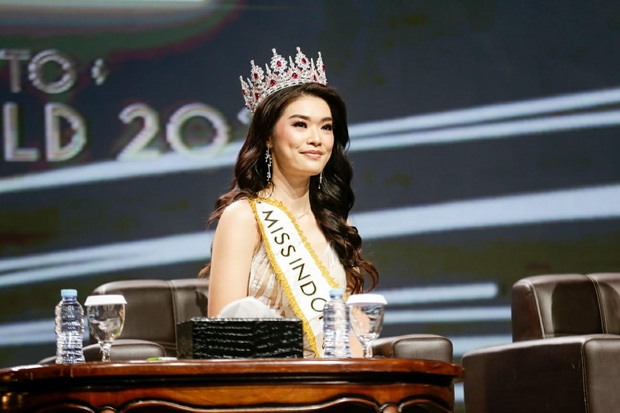 Carla Yules Tampil Memukau di Fast Track Top Model Miss World 2021, Pujian Mengalir Deras dari Netizen