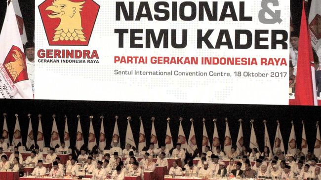 Sekjen Partai Gerindra Ahmad Muzani menghadiri Rapat Koordinasi Daerah (Rakorda) Gerindra Aceh sekaligus pengukuhan kepengurusan DPD Gerindra Aceh pada Minggu malam, 26 Desember 2021.