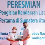 Wali Kota Medan Resmikan SPKLU Pertama di Provinsi Sumut