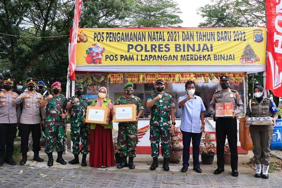 Sambut Kunker Danrem 022/PT, Wali Kota Binjai: Pergantian Tahun Aman dan Tertib Berkat Sinergi TNI-Polri