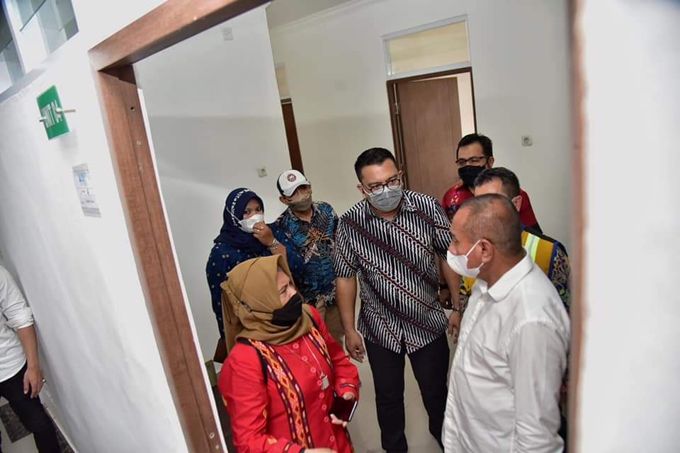 Gubernur Sumatera Utara (Sumut) Edy Rahmayadi meresmikan Rumah Susun (Rusun) di Kawasan Ekonomi Khusus (KEK) Sei Mangkei, Rabu (5/1/2022).