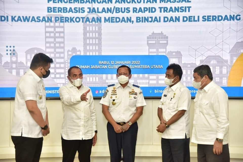 Pengembangan Angkutan BRT Mebidang, Edy Rahmayadi Minta Kabupaten/Kota Berkolaborasi