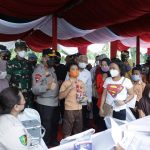 Kapolda Sumatera Utara Tinjau Vaksinasi di Kabupaten Asahan