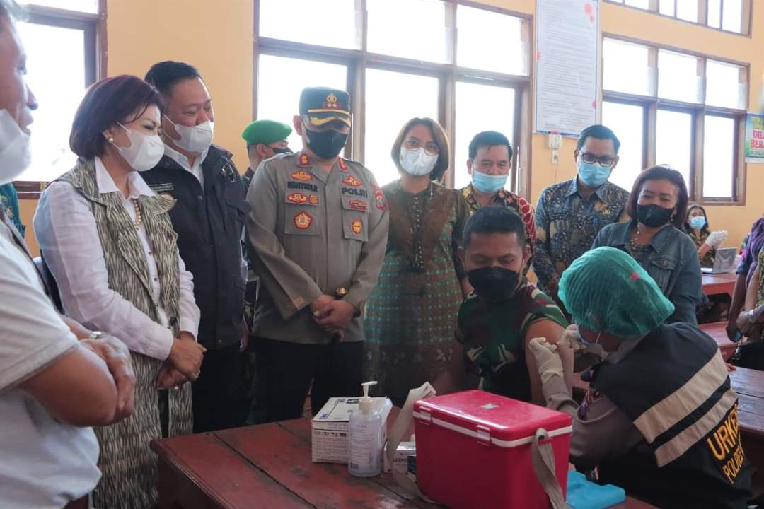 Peringkat 29 dari 244 Kabupaten Kota se-Indonesia Capaian Vaksinasi: Pemkab Dairi Terus Geber Vaksinasi Booster, Targetkan 1.000 Orang