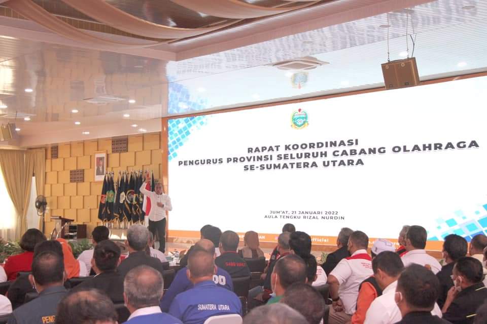 Menuju PON 2024 Sumut - Aceh: Edy Rahmayadi Dorong Pengprov Cabor Giat Mencari Talenta 
