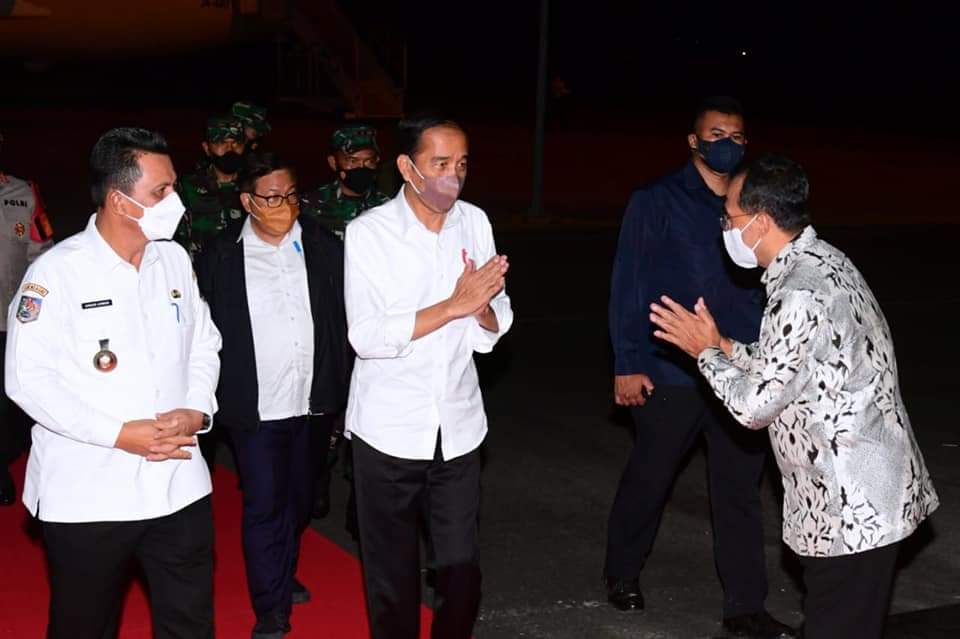 Dari Sumsel, Presiden Jokowi Lanjutkan Kunjungan Kerja ke Kepri