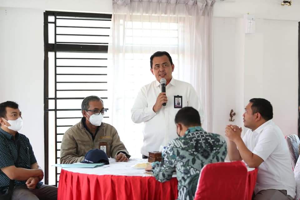 Tim Kementerian Koordinator Kemaritiman dan Investasi RI berkesempatan mengunjungi Kabupaten Pakpak Bharat, Jumat (28/01/2022).