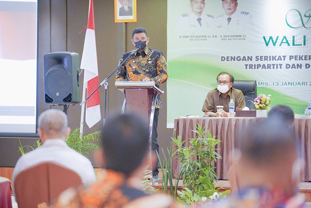 Bobby Nasution: Pemerintah, Serikat Pekerja, Pelaku Usaha Harus Saling Koordinasi