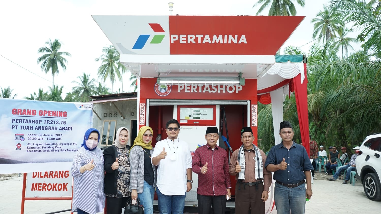 Plt Wali Kota Tanjungbalai Grand Opening Pertashop Pertamina Kelurahan Pematang Pasir