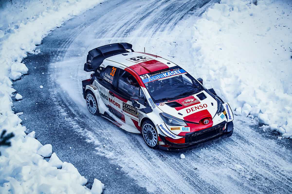 Toyota GR Yaris Rally1 Mengantar Sebastian Ogier Memimpin Hari Pertama Reli Monte Carlo 2022