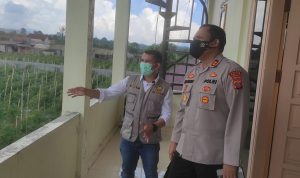 Kunjungi PPGA Sinabung, Kapolres Tanah Karo AKBP Ronny Nicolas Sidabutar: Jauhi Zona Merah Gunung Sinabung