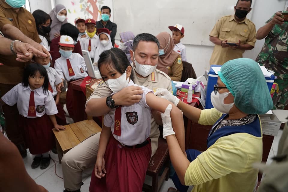 Tertinggi di Sumut, Vaksinasi Anak di Pakpak Bharat Capai 89,27 Persen