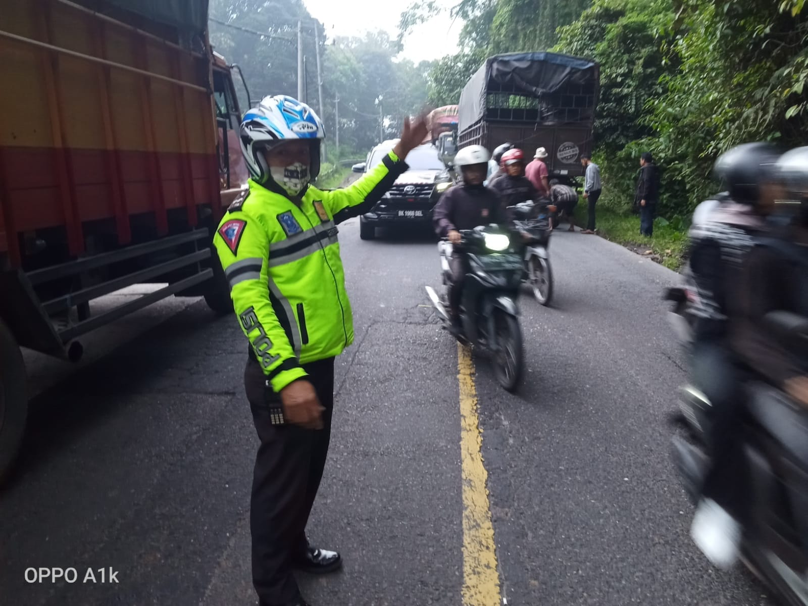 Cegah Kemacetan, Jalan Medan – Berastagi Mendapat Perhatian Serius Satlantas Polres Tanah Karo