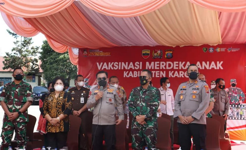 Waspadai Varian Omicron dan Kluster Sekolah, Vaksinasi Anak di Kabupaten Karo Dikebut