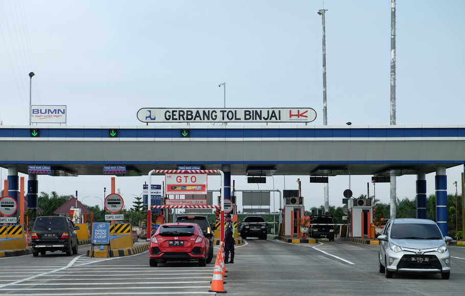 Jalan Tol Binjai-Stabat yang merupakan bagian dari proyek jalan Tol Trans Sumatra telah selesai pengerjaan konstruksinya.