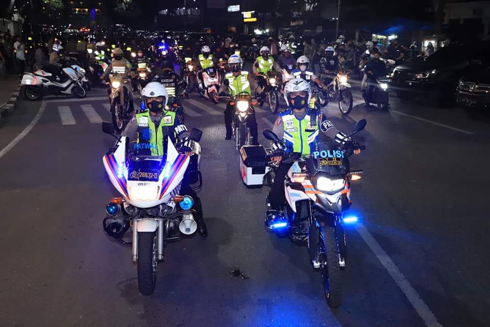 Kasdam I/BB Hadiri Patroli Bersama TNI-Polri PAM Malam Tahun Baru Imlek 2022