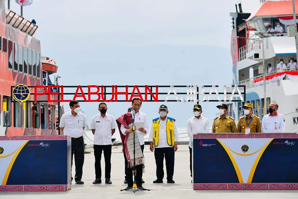 Presiden Resmikan Tujuh Pelabuhan Penyeberangan dan Empat KMP di Kawasan Danau Toba