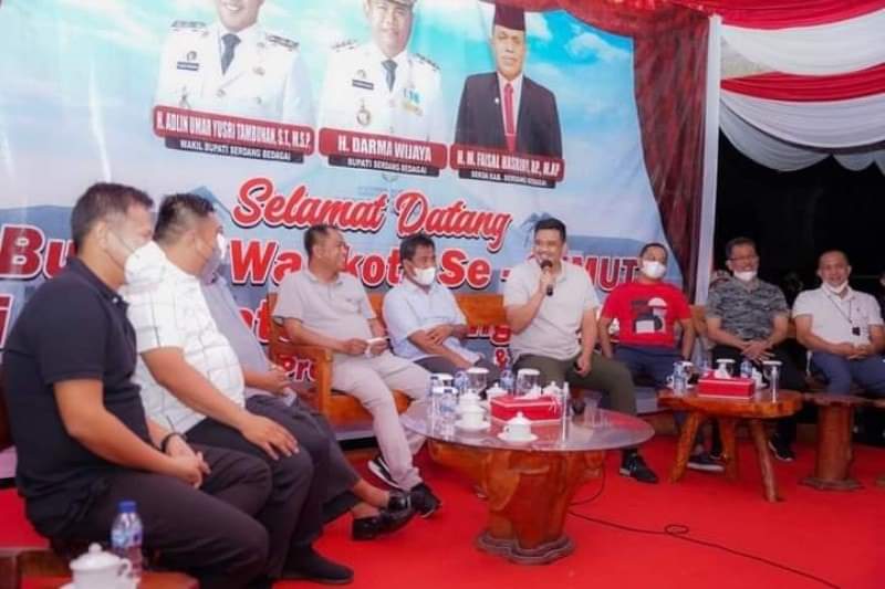 Silaturahmi Bupati Wali Kota se Sumut, Oki Doni Siregar: Saling Berkolaborasi Untuk Kemajuan Bersama