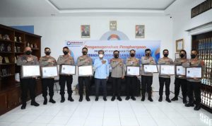 Ombudsman RI Perwakilan Provinsi Sumatera Utara (Sumut) mengapresiasi 9 Polres jajaran Polda Sumatera Utara peraih kepatuhan tinggi terhadap standar pelayanan publik.