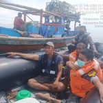 Kapal Pencari Ikan Tenggelam di Perairan Belawan, Dit Polair Polda Sumut Selamatkan 2 Nelayan