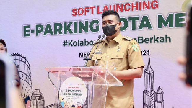 15 Perusahaan Pemenang Lelang 65 Titik E-Parking di Medan Tandatangani Kontrak Kerjasama Dengan Dishub