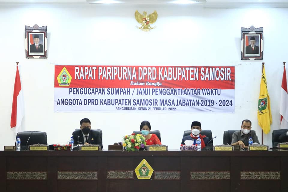 Hadiri Paripurna Pelantikan PAW Anggota DPRD Samosir, Vandiko Ajak Perkuat Prinsip Check and Balance