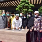 Gubernur Sumut Edy Rahmayadi, meresmikan rumah sakit modern berstandar internasional RS Mitra Medika Premiere di Jalan S Parman 236 Medan, Jumat (4/3/2022).