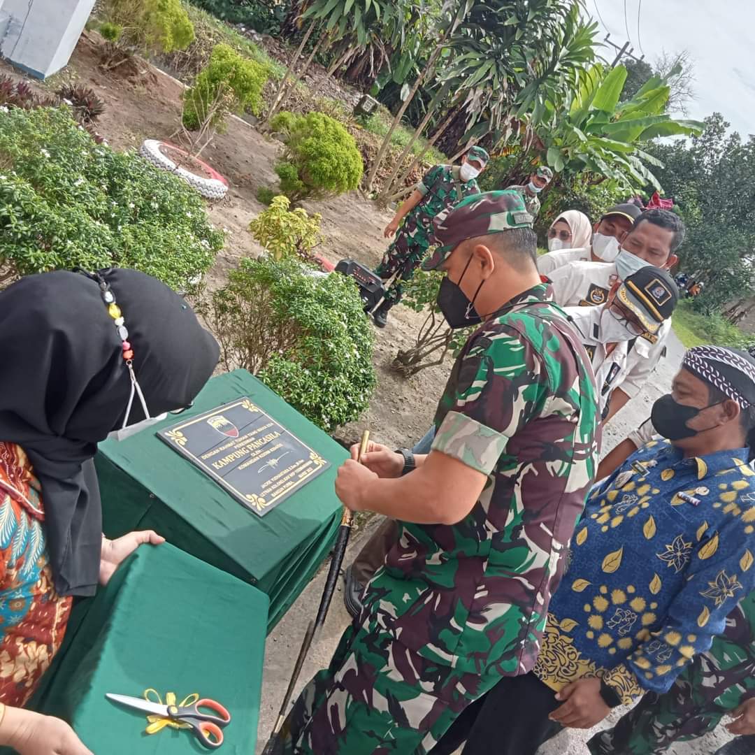 Tangkal Paham Radikal, Kodim 0204 Deli Serdang Resmikan Kampung Pancasila