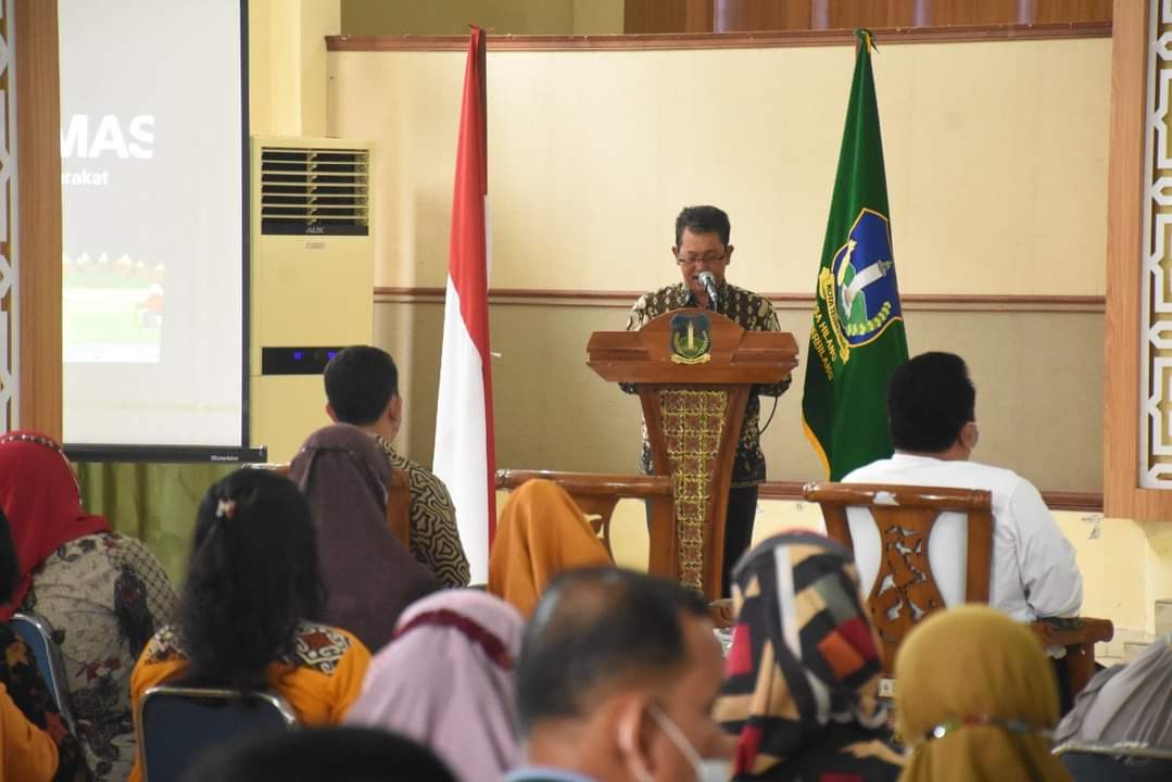 Dalam rangka Percepatan Penurunan Stunting, Pemerintah Kota Tebing Tinggi melalui Dinas Kesehatan Kota Tebing Tinggi menggelar Pertemuan Pelaksanaan Rembuk Stunting yang merupakan Aksi 3 dari 8 Aksi Konvergensi Percepatan Penurunan Stunting di Kota Tebing Tinggi, di Gedung Hj. Sawiyah, Jum'at (11/03/2022).