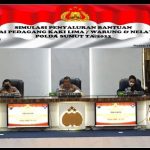 Direktorat Binmas Polda Sumut menggelar simulasi dalam rangka penyaluran dana BTPKLWN (Bantuan Tunai Pedagang Kaki Lima, Warung dan Nelayan) Polda Sumut T.A 2022 bertempat di Aula Catur Prasetya Mapolda Sumut, Jumat (11/03/2022).