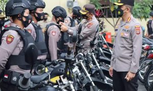 Kapolrestabes Medan Pimpin Upacara Kesiapan Satgas Presisi dan Penandatanganan Pakta Integritas