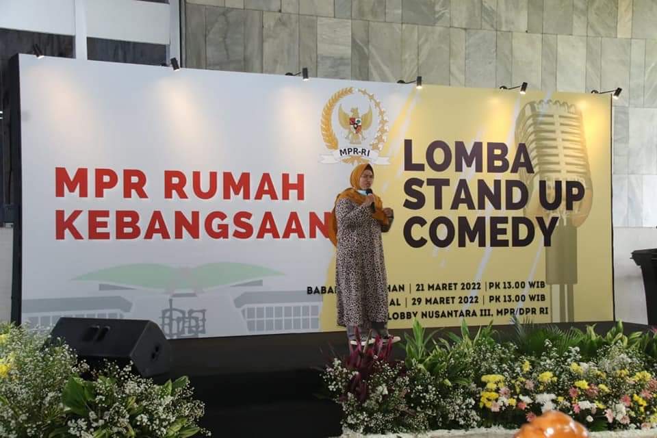 Ketua MPR RI Bambang Soesatyo mengapresiasi 150 komika yang sudah mendaftarkan diri dalam lomba Stand Up Comedy MPR Kritik MPR.
