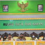 Badan Penelitian dan Pengembangan Kabupaten Labuhanbatu melaksanakan Seminar Hasil Penelitian Analisis Kebutuhan Daerah dan Kelayakan Usaha terhadap Pendirian BUMD Pengelola Pasar Kabupaten Labuhanbatu di Ruang Data Karya, Selasa (22/32022).